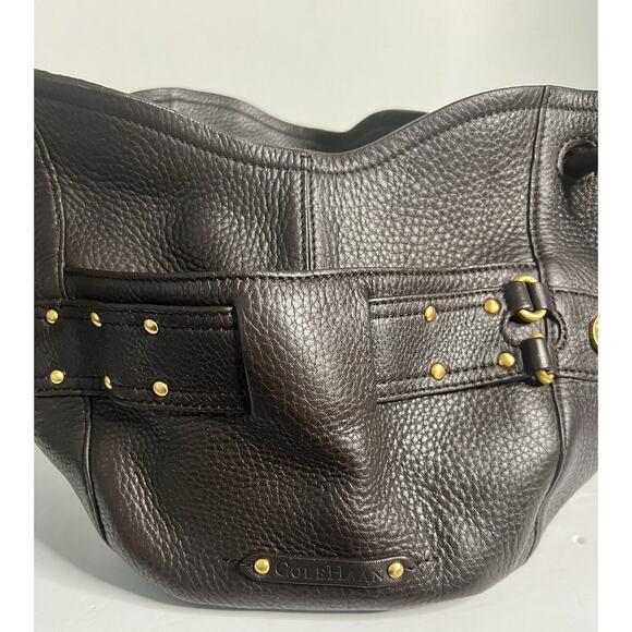 Vintage Cole Haan Large Village Lunch Tote with Drawstring Handles - Picture 6 of 9